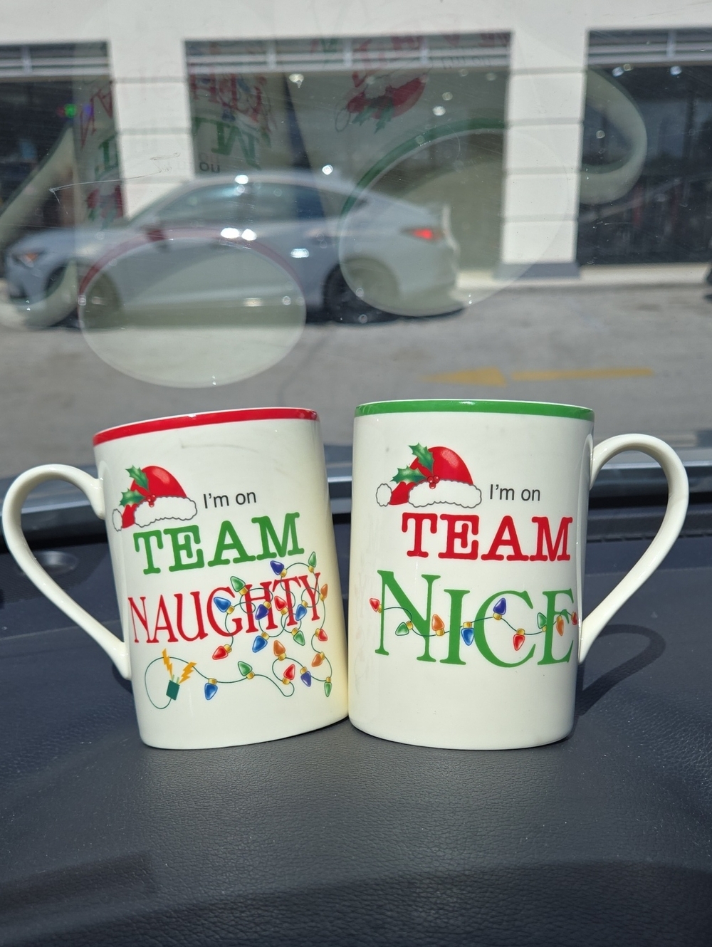 Lenox Naughty & Nice Mug Set (Set of 2) 14 Oz